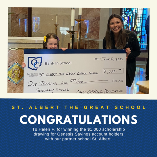 2024 Scholarship winner St. Albert the Great