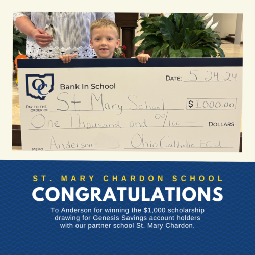 2024 scholarship winner St. Mary Chardon